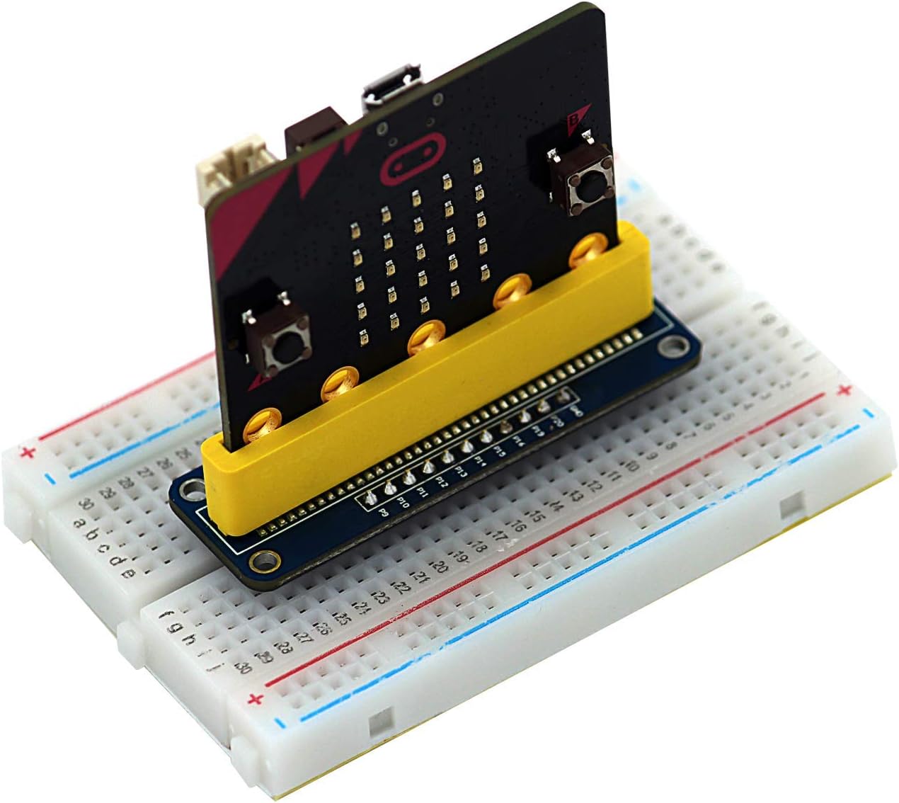 Breadboard Breakout for BBC micro:bit Development Expansion Board Module Breakout Breadboard Adaptor Plate Breakout Mini for Micro:bit, Microbit Breadboard Breakout