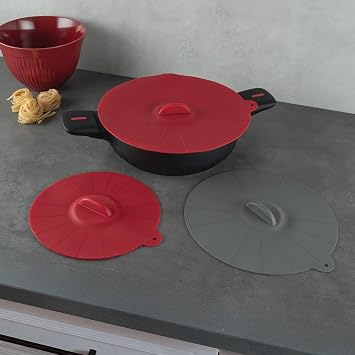 Aryıldız Dailytools Esnek Silikon Tencere Kapak Seti 20-22-26cm 3'lü