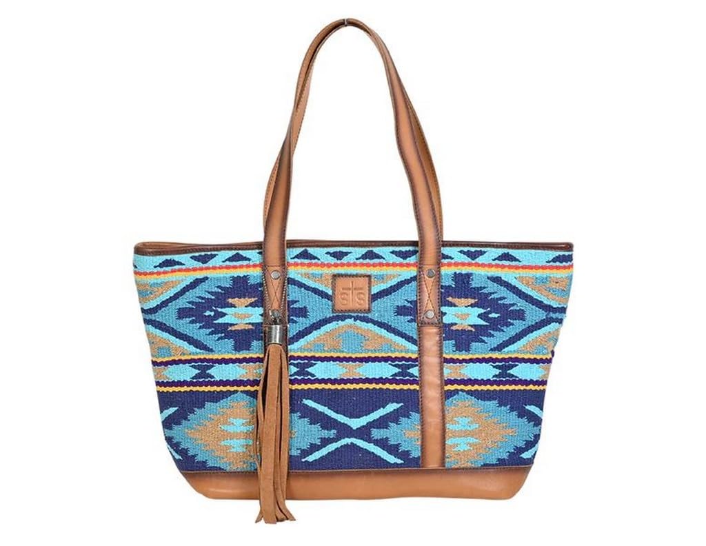 Sts Ranch Wear Mojave Sky Tote, Blue, One Size