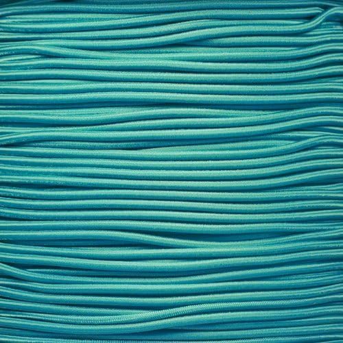 Paracord Planet 1/8 Inch Shock Cord – Choose from 10, 25, 50, and 100 Feet – Made in USA (Black, 100 Feet)