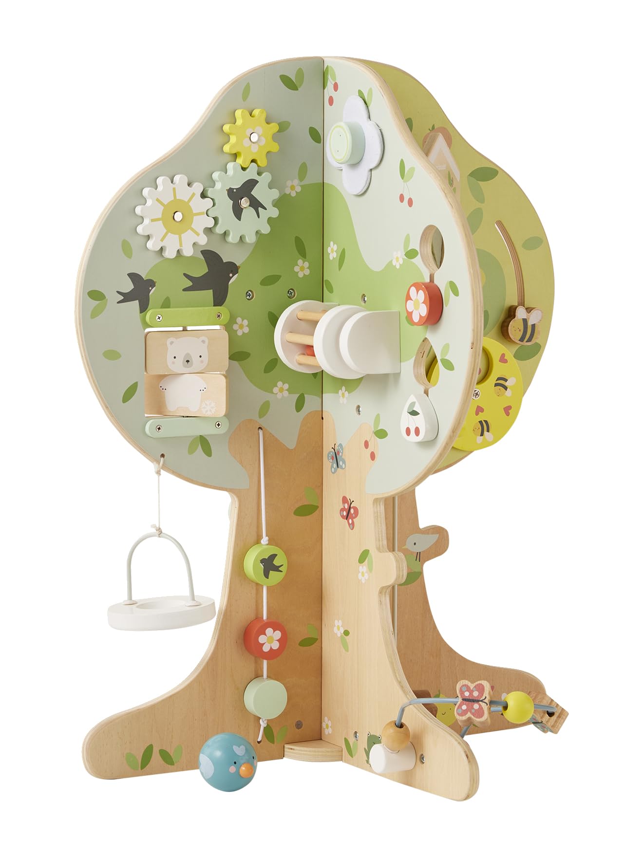 Vertbaudet Activity-Baum,4 Jahreszeiten, Holz FSC® Mehrfarbig