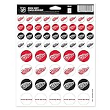 NHL Detroit Red Wings Vinyl Sticker Sheet, 8.5