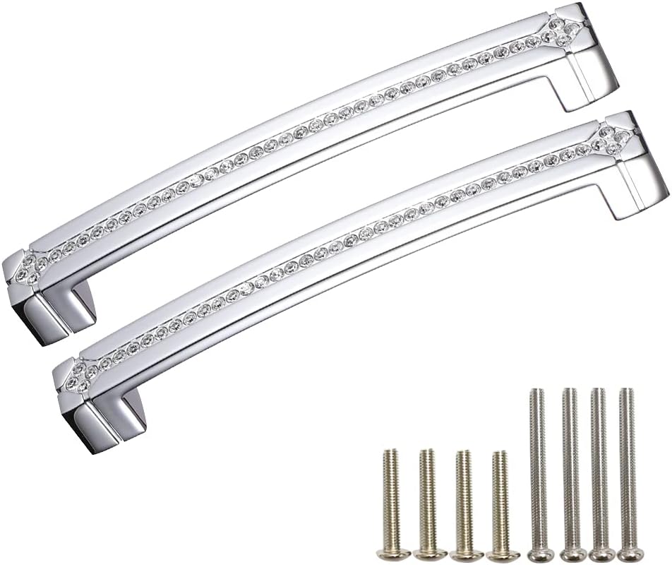 LANC Modern Knobs and Pulls Shiny Drawer/Furniture Handles with