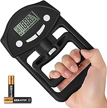 High Capacity Digital Grip Strength Tester (220 Lbs / 99 Kgs) for Comprehensive Hand Training