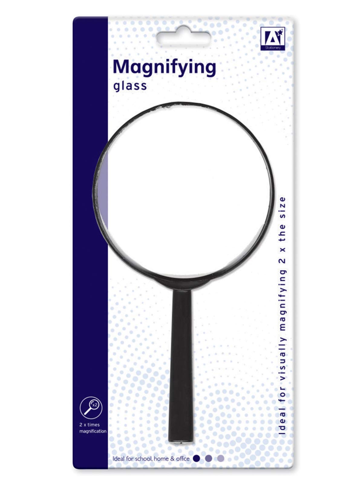 Large 2X Magnification Magnifying Glass Lens Optical Modelling