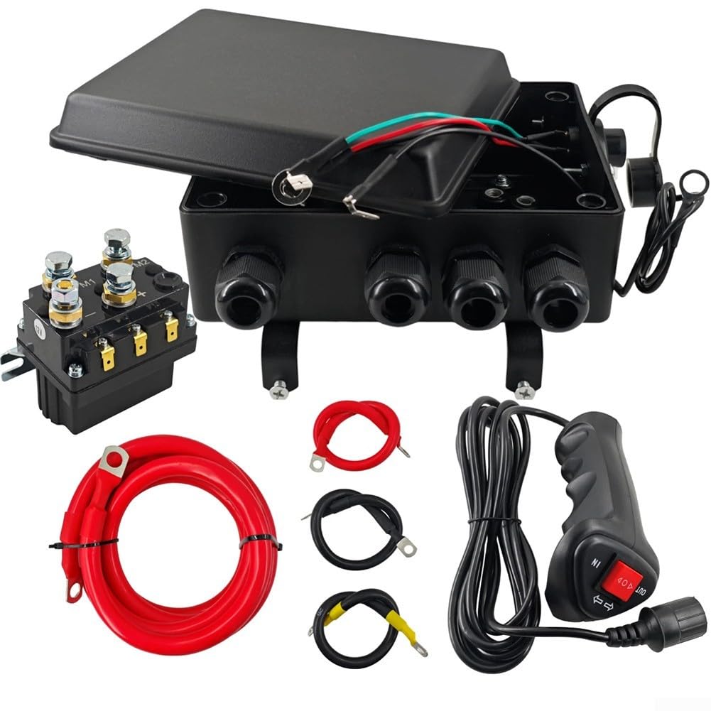 Interruptor impermeable para cabrestante 12V 500A que resiste agua y barro en rescates