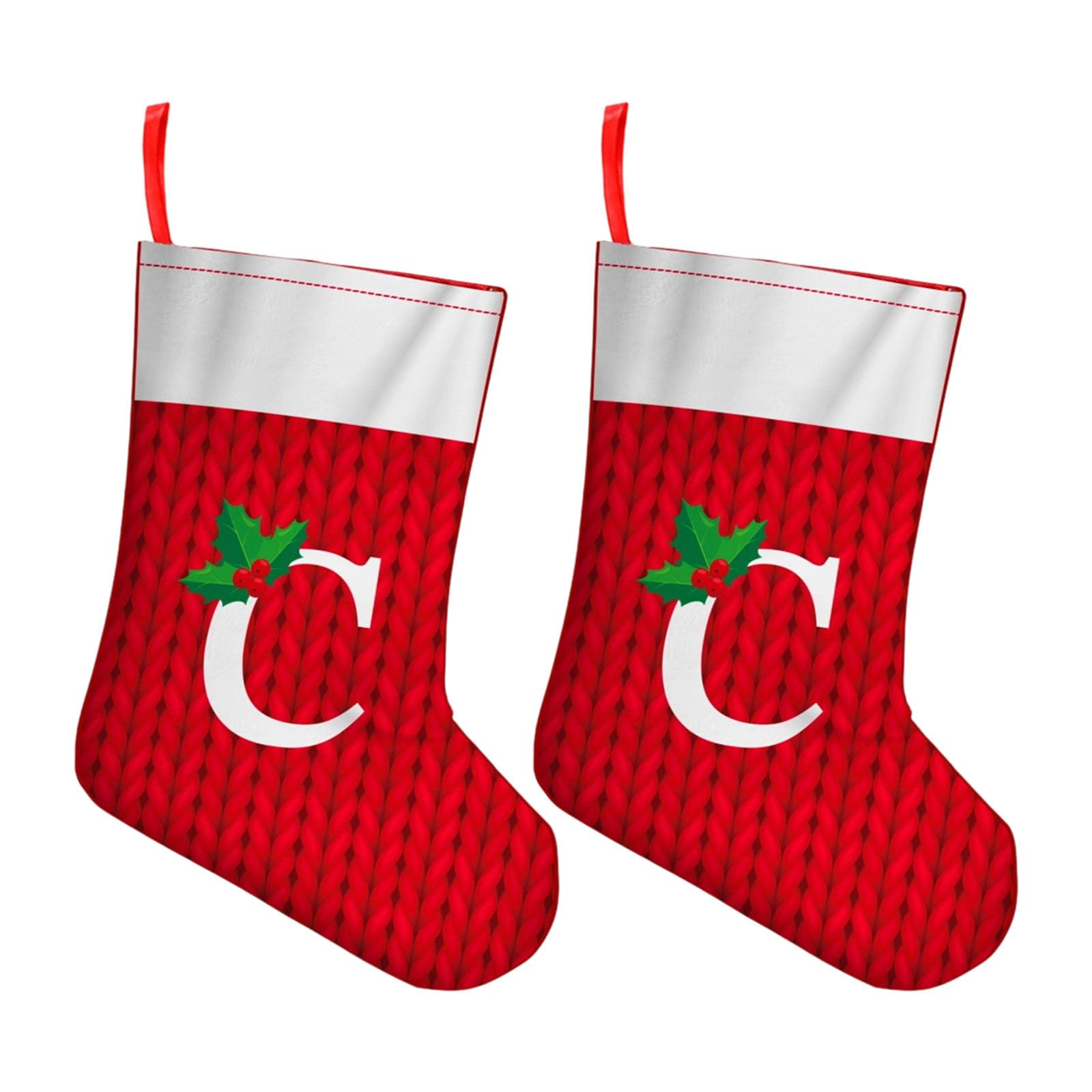 Carotoe C Arotoe Lassical Hristmas Stocking Set Embroidered Letter Sturdy Fabri Fireplaces Hanging Ornament For Family Individualized Hristmas Socks