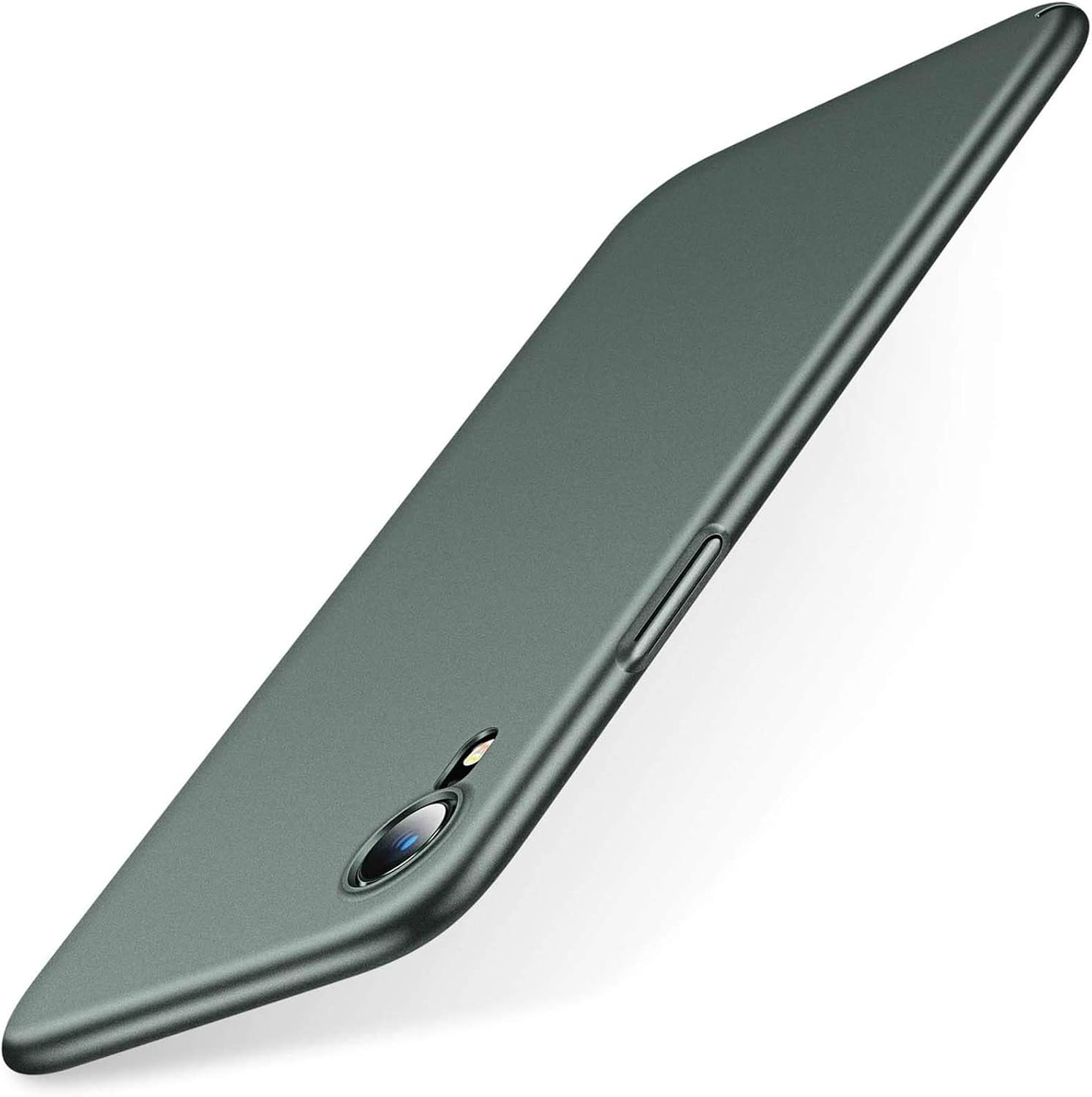 TORRAS Slim Fit Compatible for iPhone XR Case, Ultra-Thin [Sturdy Yet Slim] Hard Plastic Full Protective Cover with Comfortable Grip 6.1 inch, Midnight Green