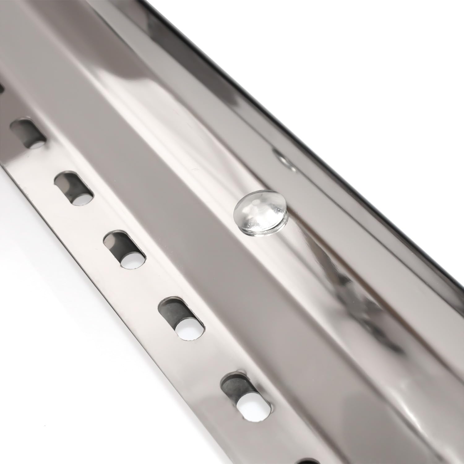 SEPEY Stainless Steel Angled Mud Flap Hanger Set 30" 2-1/2" 2.5" Bolt Spacing Semi Truck