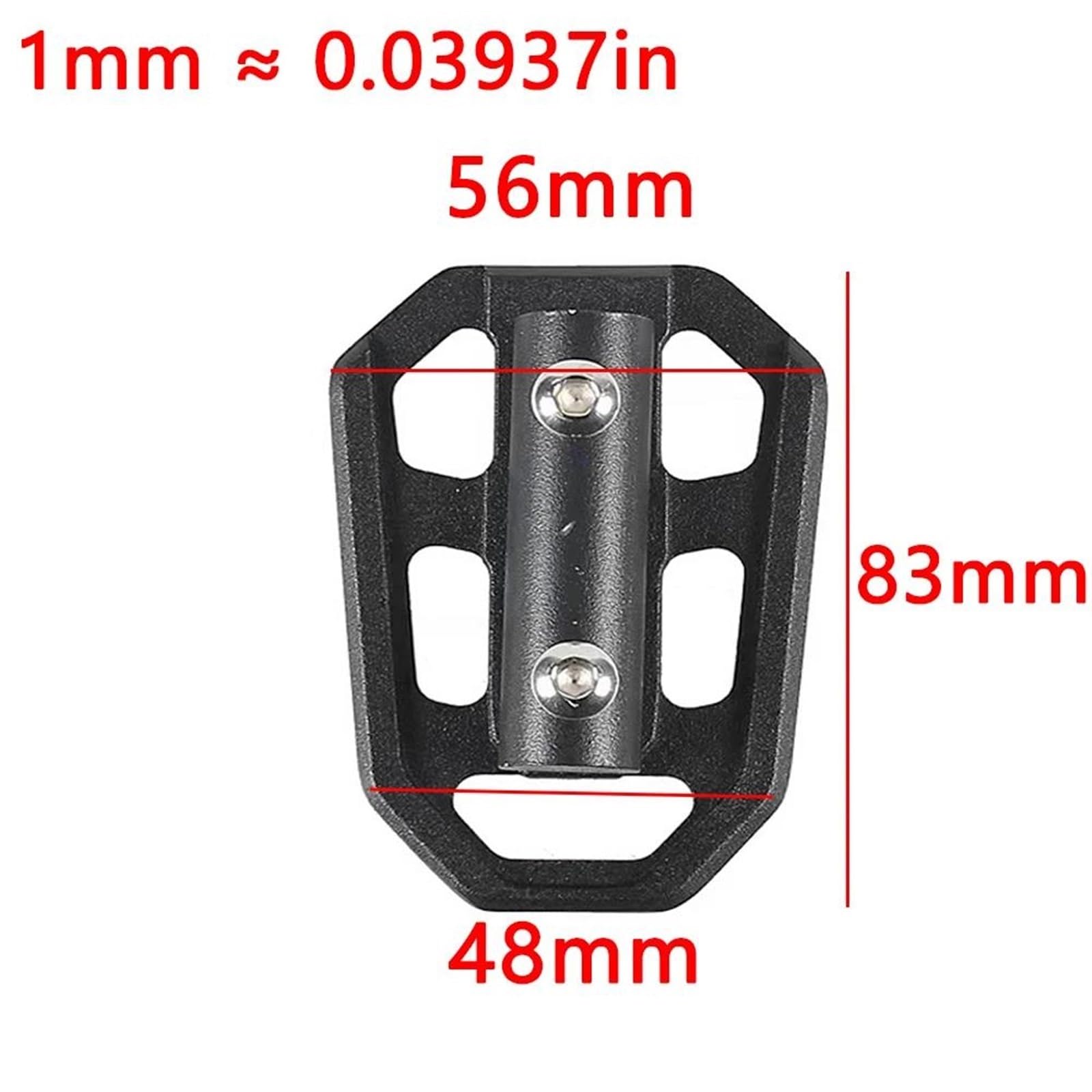 Estriberas Moto para F750GS para F850GS para G310GS para R1200GS para S1000XR CNC Billet Estriberas Anchas Pedales Estriberas De Descanso Juego Estriberas Moto(Gray)