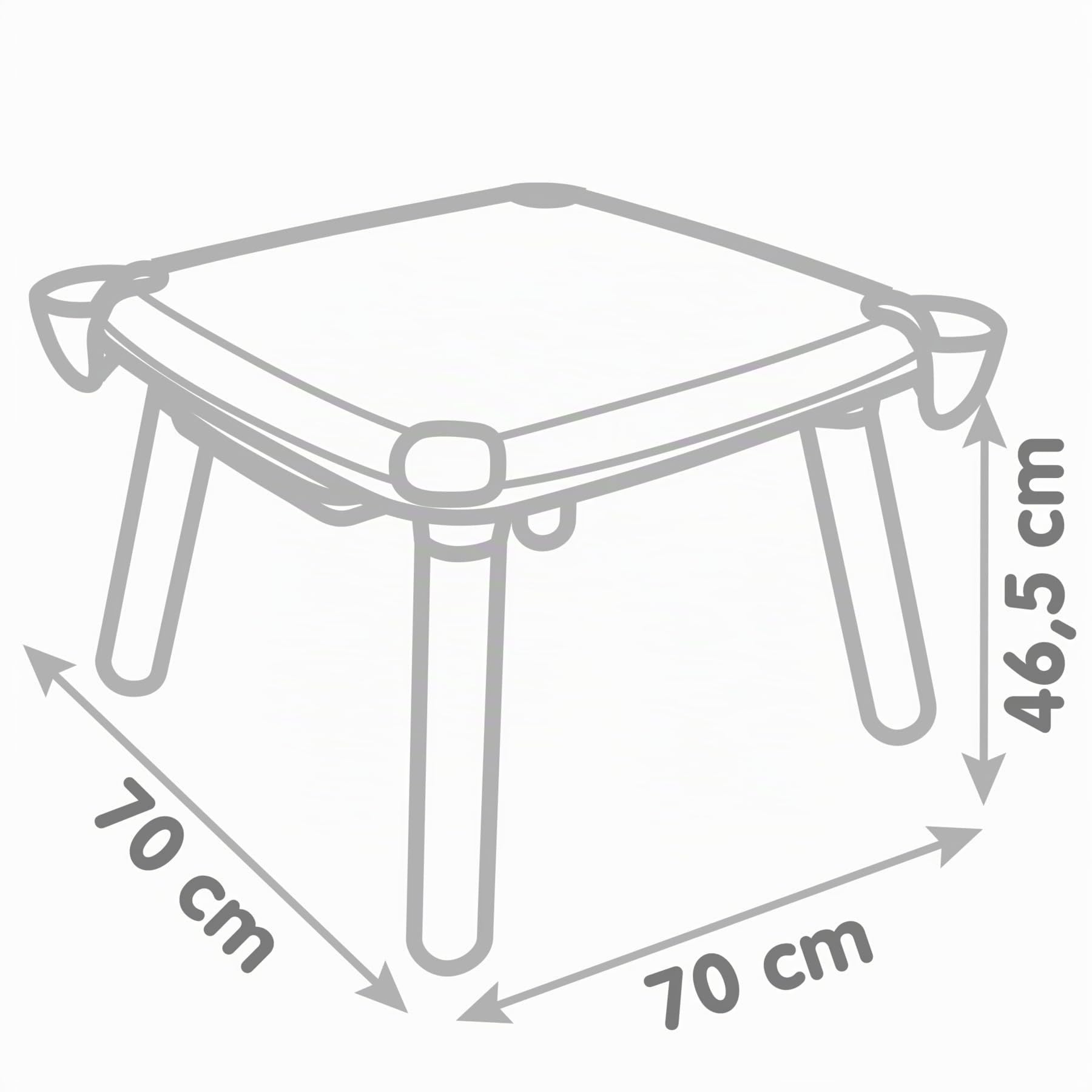 Smoby - Kid Table Creative - Table de Dessin Effaçable - Activité Artistique - Jeu Educatif - Dessiner, Colorier, Peindre - 2 Coloriages Inclus - A Partir de 3 Ans - Fabrication Française