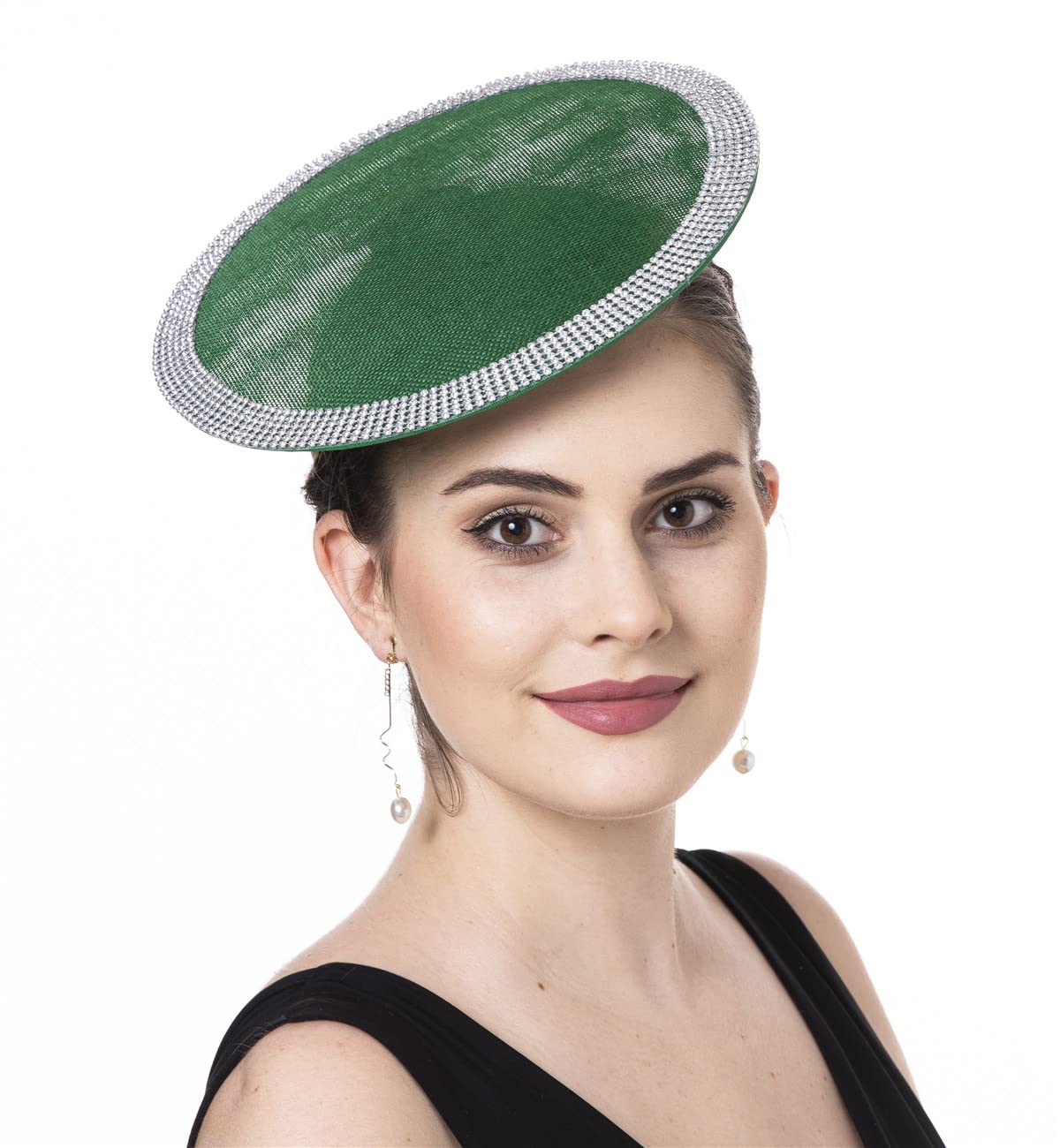 Lucky Leaf Women Girl Fascinators Hair Clip Hairpin Hat Feather Cocktail Wedding Tea Party Hat