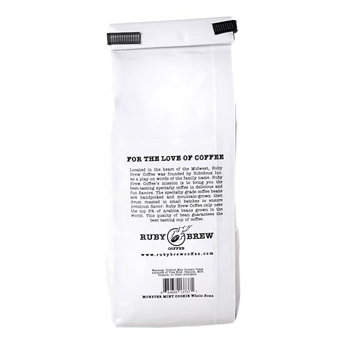 Miniatura 3 de Monster Mint Cookie Coffee Blend 16 oz Whole Bean Medio Roast Ruby Brew