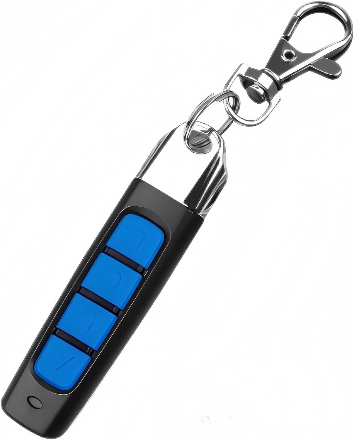 Cloning Remote Control Keychain, Replacement for Universal Garage Door Gate, 4-in-1 Wireless 433MHz Copy Remote Controller, Remote Control Duplicator for Cars Symbol ABCD (Black-Blue, ABCD)