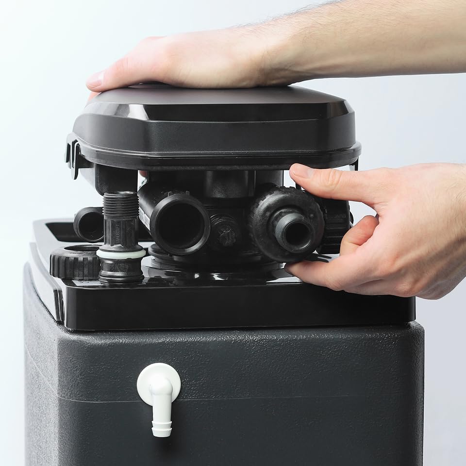 Ecosoft Pink 200 water softener | addolcitore compatto per acqua dura | valvola digitale volumetrica a basso consumo | installazione sotto lavello | protezione dal calcare