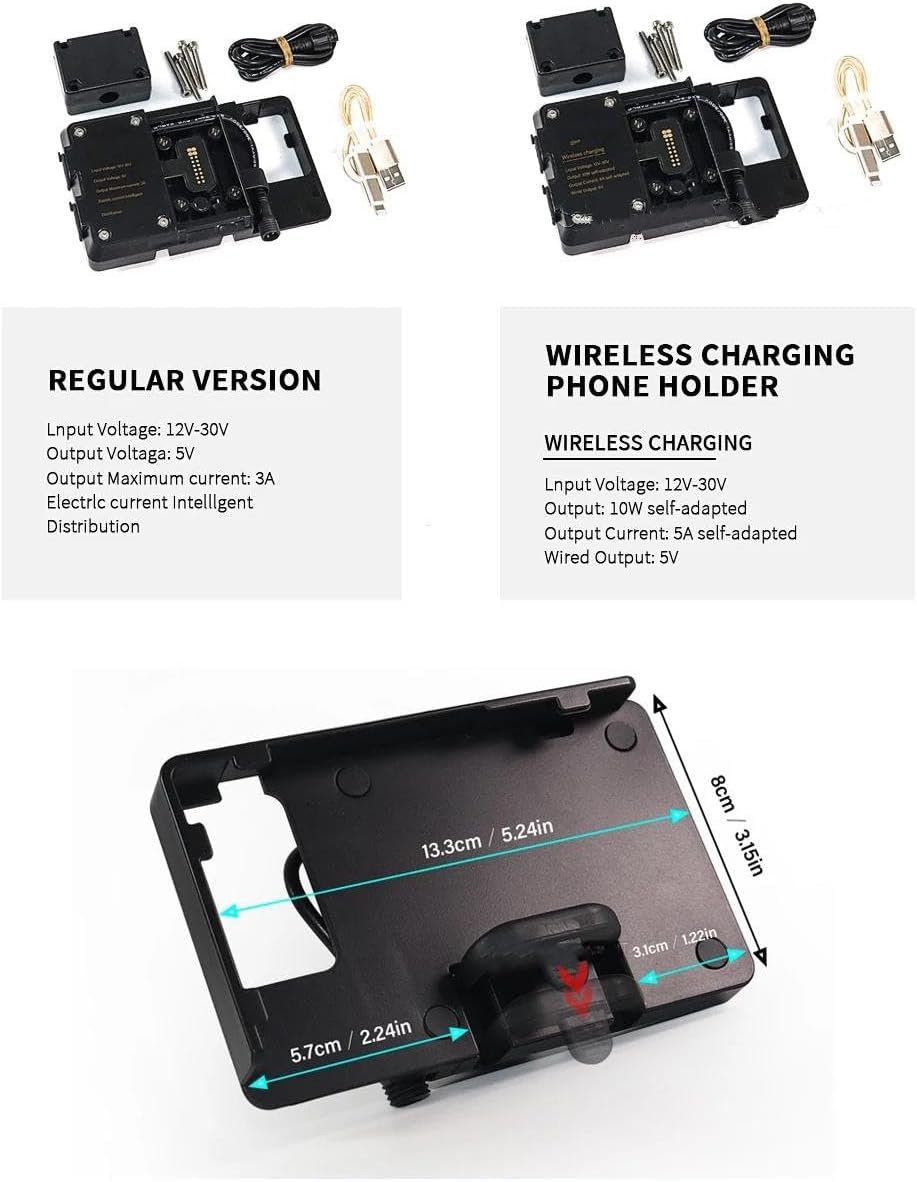 たぬきち ナビゲーション ブラケット GPS 用 R1250RS 2021 オートバイフロント