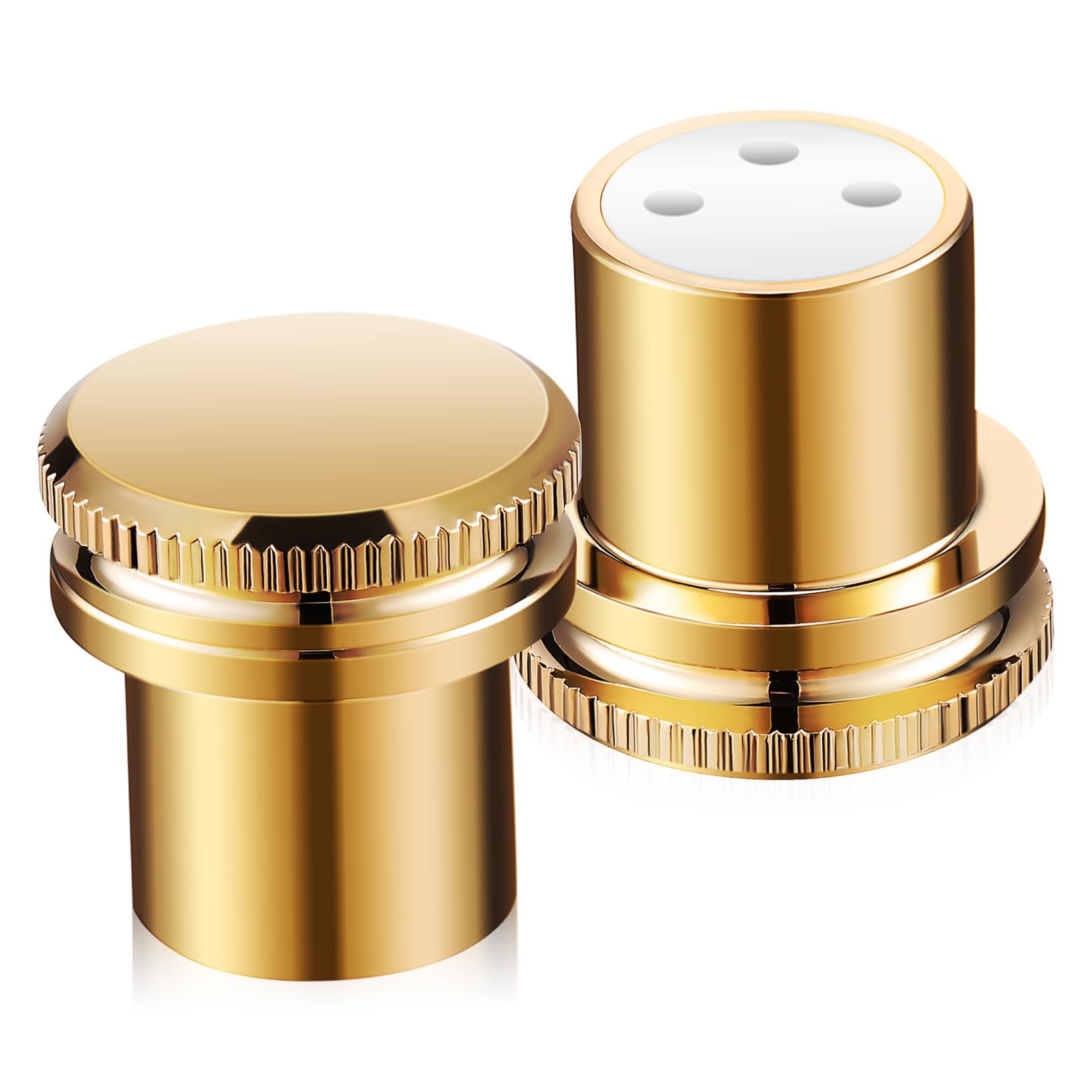 Tapas protectoras de cobre dorado XLR para eliminar ruidos en amplificadores 8