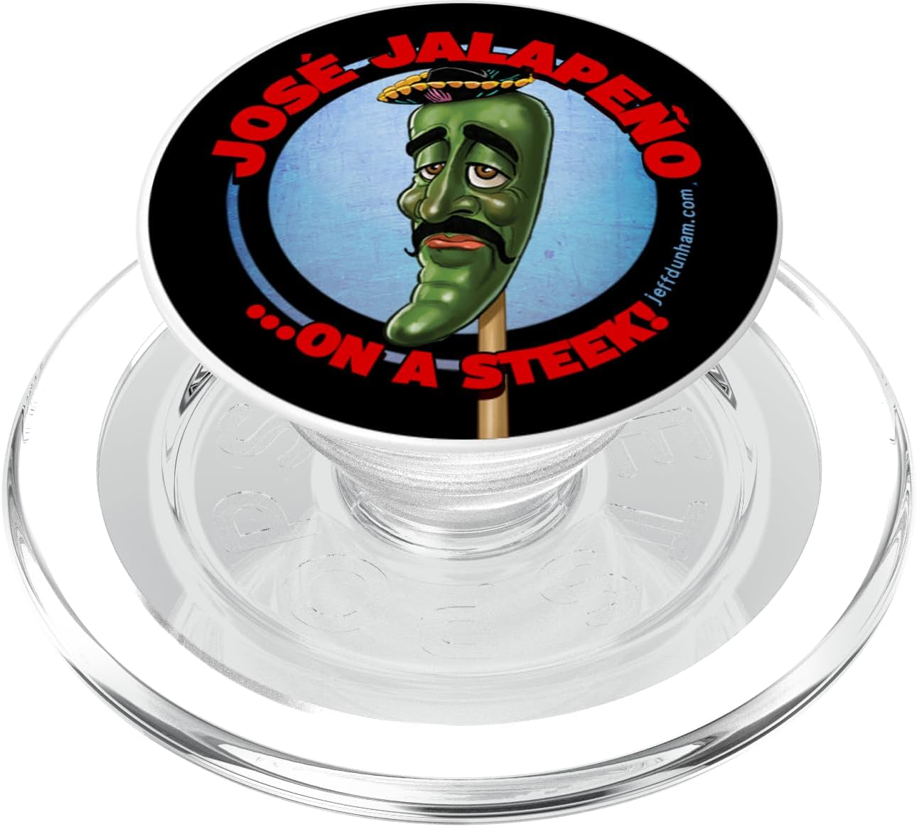 Jeff Dunham: Jose Jalapeno On A Steek PopSocket PopSockets PopGrip for MagSafe