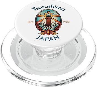 Tsurushima Lighthouse Japan PopSockets MagSafe PopGrip for iPhone