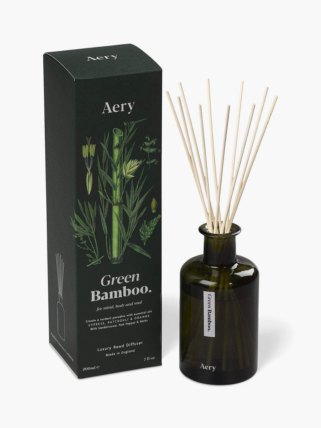 AeryBotanical Diffuser, Green Bamboo