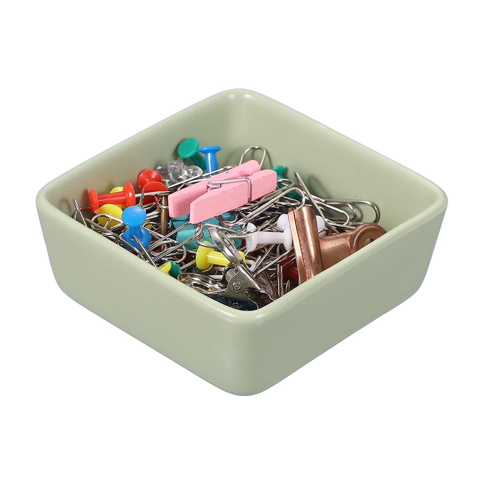 Porte-trombones en céramique PATIKIL vert matcha pour bureau