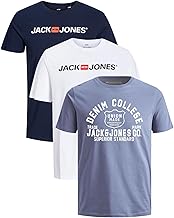 JACK & JONES Herren T-Shirts im 3er-Set Multipack S-7XL