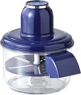 susiodeu Peladora de uvas eléctrica, removedor, recargable por USB, herramienta automática para pelar frutas pequeñas, fruta pequeña, azul con boca
