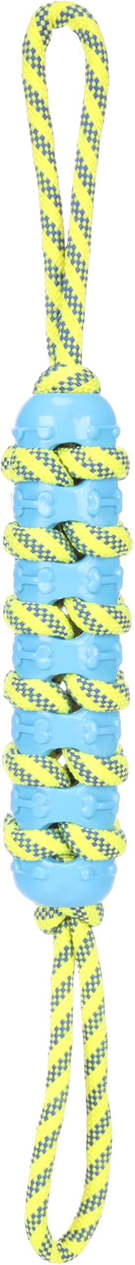 Flamingo DT TOFLA PULL ROPE WITH TPR STICK BLUE/YELLOW 55x5x5CM