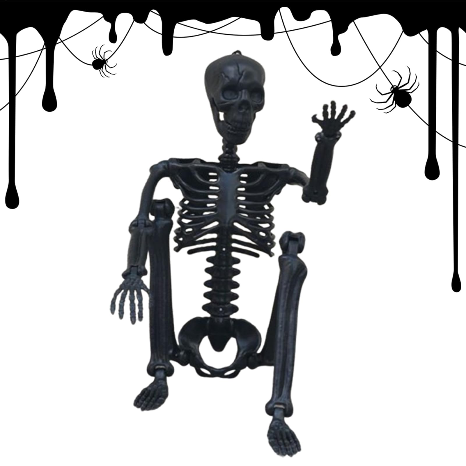 Squelettes pour Halloween accessoires de cimetière gothique et décoration de cour extérieure