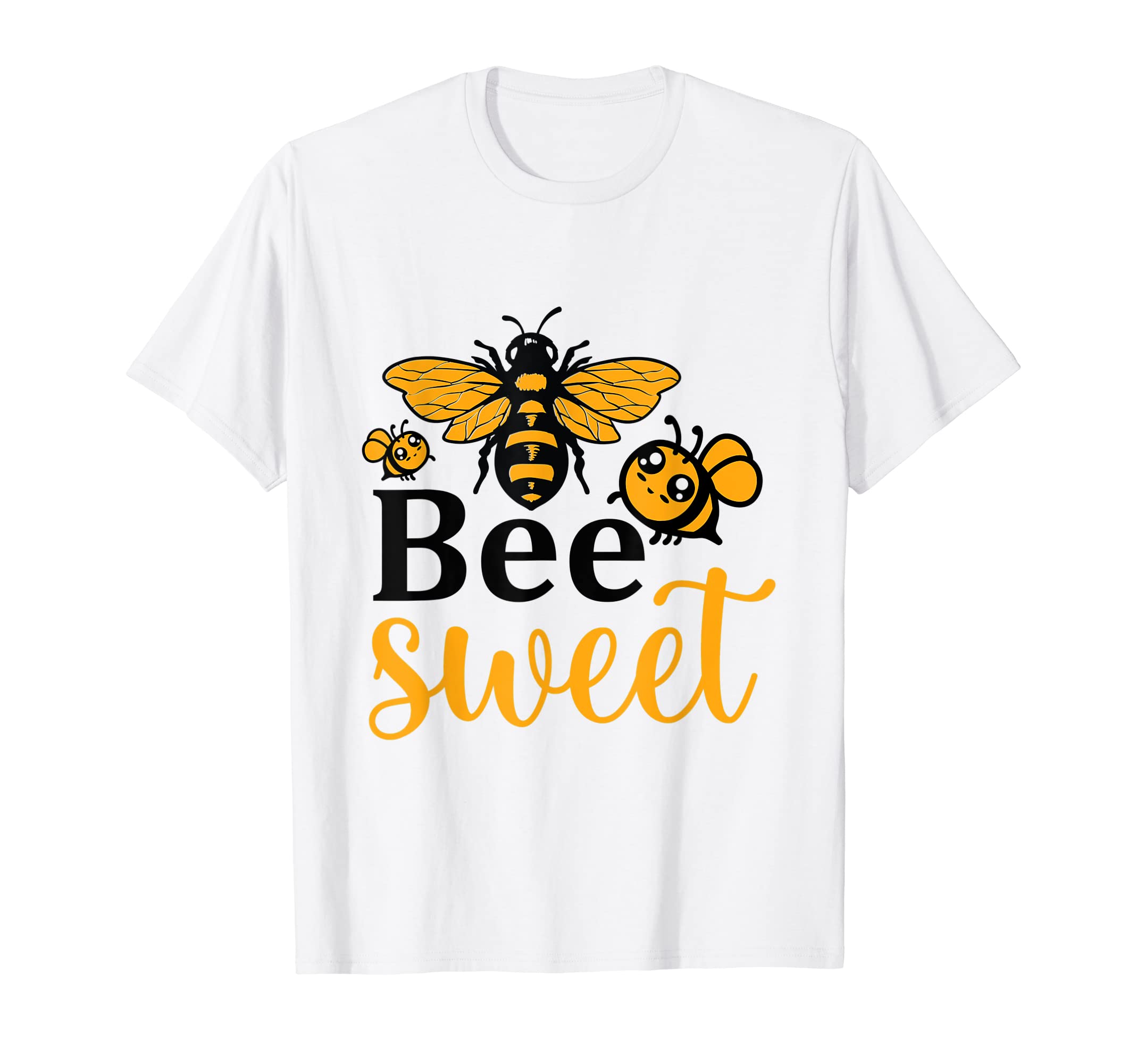Cute Bee Sweet Honeybee Beehive Lover Beekeeper Print T-Shirt