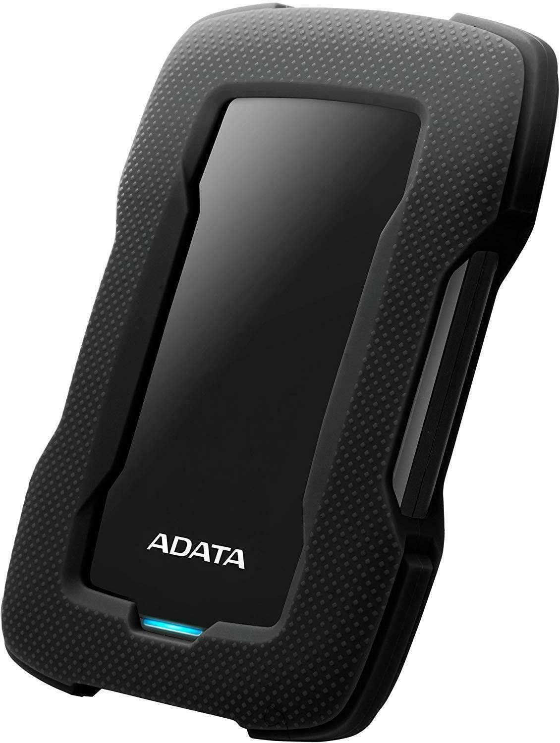 ADATA HD330 5TB USB 3 1 Shock-Resistant Extra Slim External Hard Drive Black AHD330-5TU31-CBK
