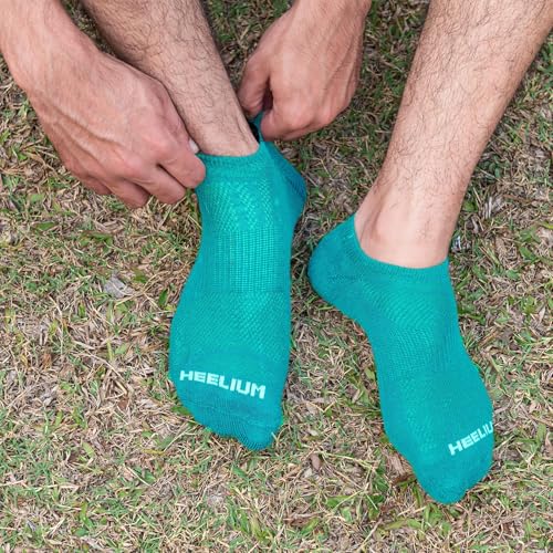 Image of HEELIUM Bamboo Ankle Socks for Men & Women | Ultra-Soft, Odour-Free, Thin & Breathable | 3X Softer than Cotton | Sizes - M (UK 4-8) & L (UK 9-13)
