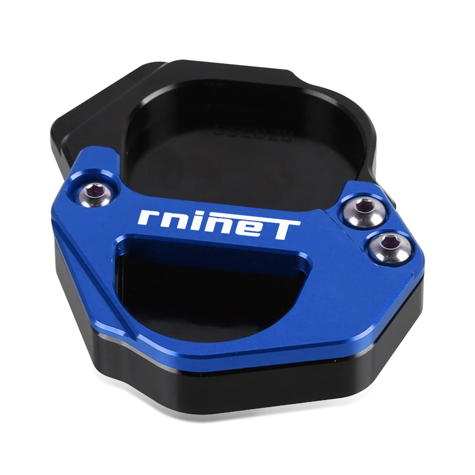 Moto Cavalletto Laterale Estensione Pad Per BMW RnineT Rnine T Scrambler Racer R NineT Urban G/S R Nine T Cavalletto Cavalletto Laterale Piastra Pad Ingrandisci Estensione Pedana ( Colore : Red NO LOG