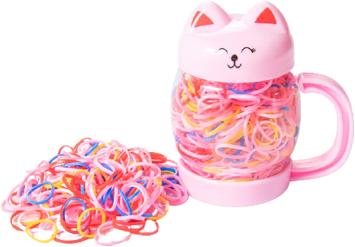XQxiqi689sy Hair Rope Water Bottle Storage Children TPU Rubber Bands Eye-catching for Home 7 S