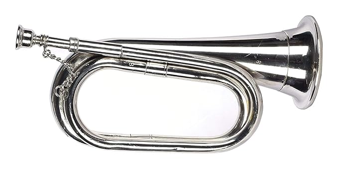 SM Sai Musical Instruments Bugle, Silver