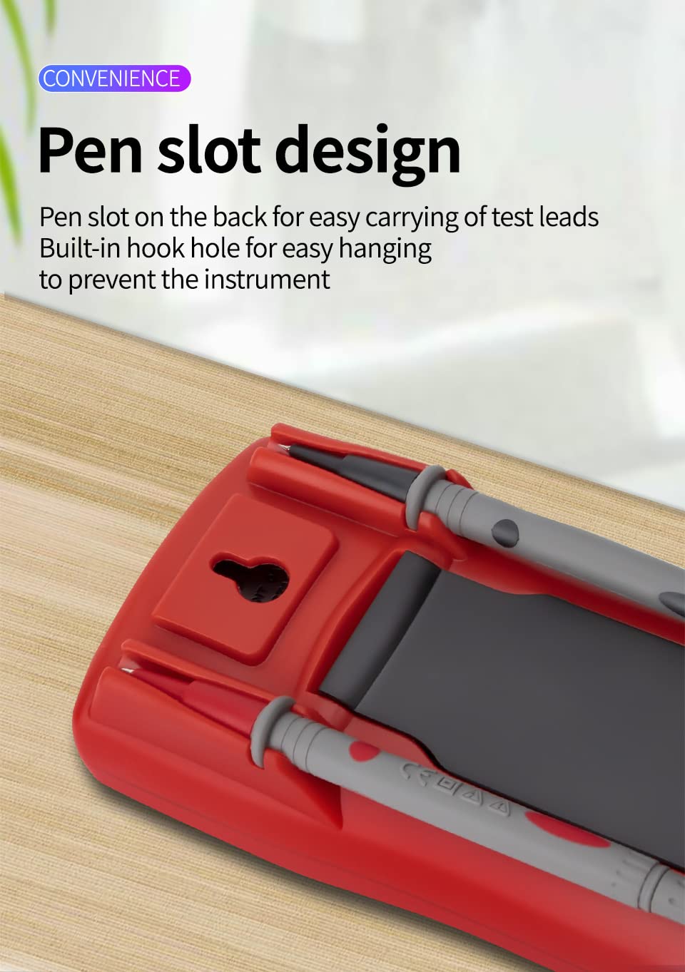 Digital Multimeter 19999 Counts profissional Transistor Electrical Tester 600v Multi Volt esrmeter Lead Set