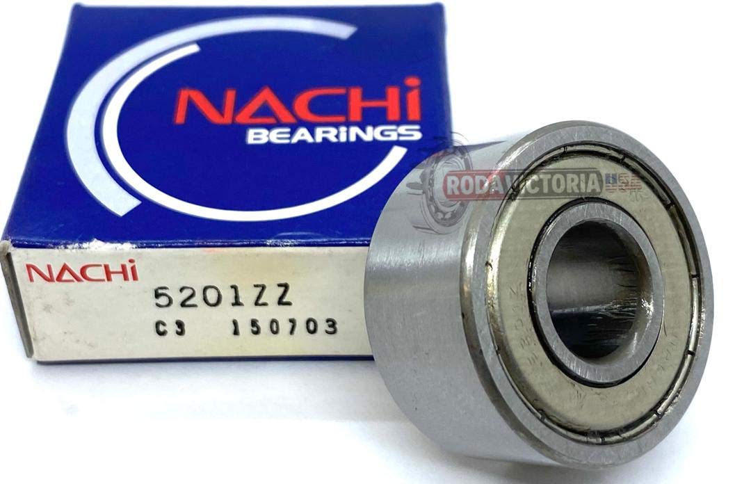 5201ZZ C3 Nachi Japan 2 Rows Angular Contact Bearing 12x32x15.9 Bearings 3201 ZZ