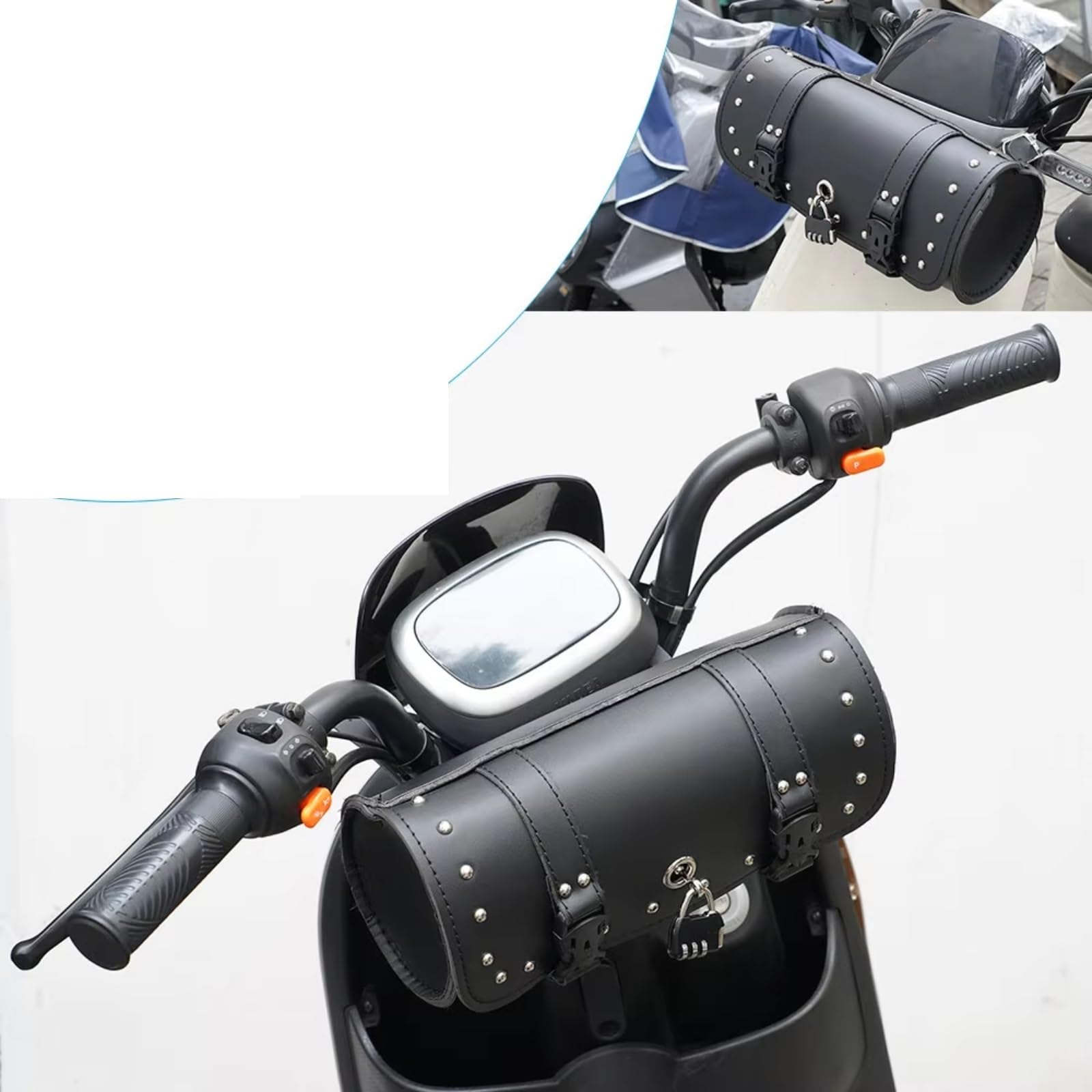 Moto Borsa Tracolla Compatibile con Suzuki Borsa da Sella Universale per Moto Multifunzionale Impermeabile con Porta Attrezzi Borsa da Sella, Bagaglio.