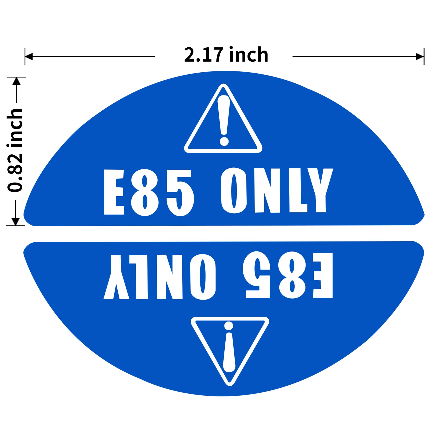 Snapklik.com : QuickMarine 1 Pair Of E85 Only Stickers For Car Van ...