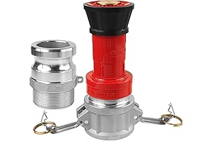 NOVINO Fire Hose Nozzle with Camlock Fittings