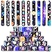 FORMIZON Slap Bracelets, 40 Pièces Bracelet à Claquer Bandes Slap Enfant Toy pour Enfants Fête d'anniversaire Faveurs Sac Remplisseur (ciel étoilé)
