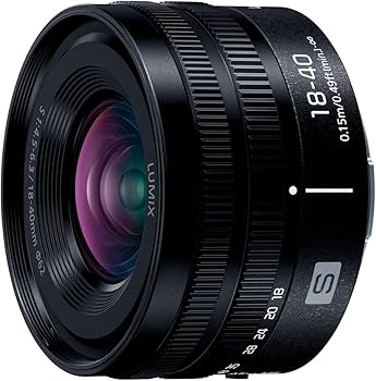 LUMIX H-RS018040 18-40mmレンズ　標準ズーム　Lマウント Amazon.co.jp: パナソニック(Panasonic) 標準ズームレンズ S-R1840
