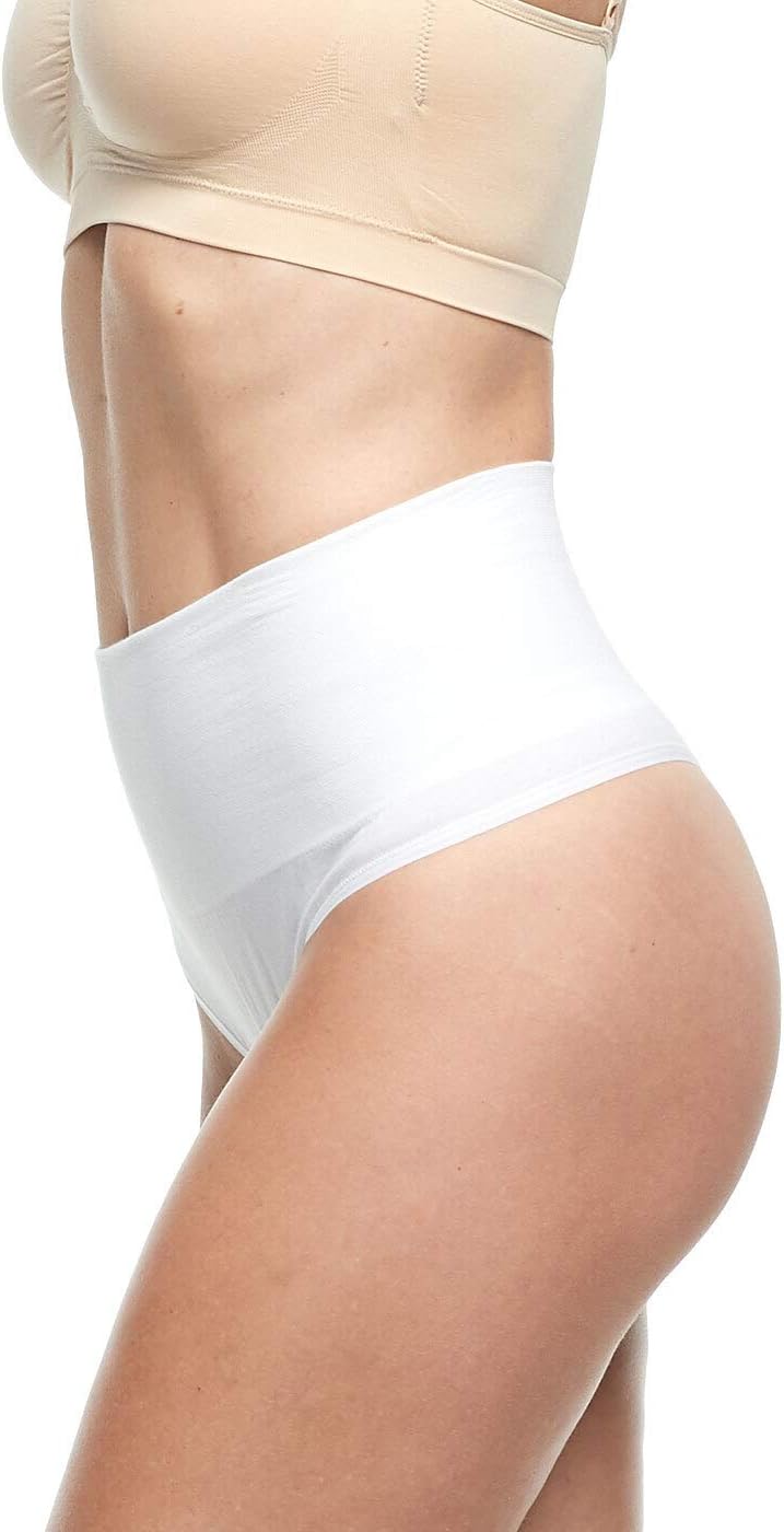 ESSENTIALS BY TUMMY TANK womens Cotton Seamless Shaping ThongThong Panties - Image 2