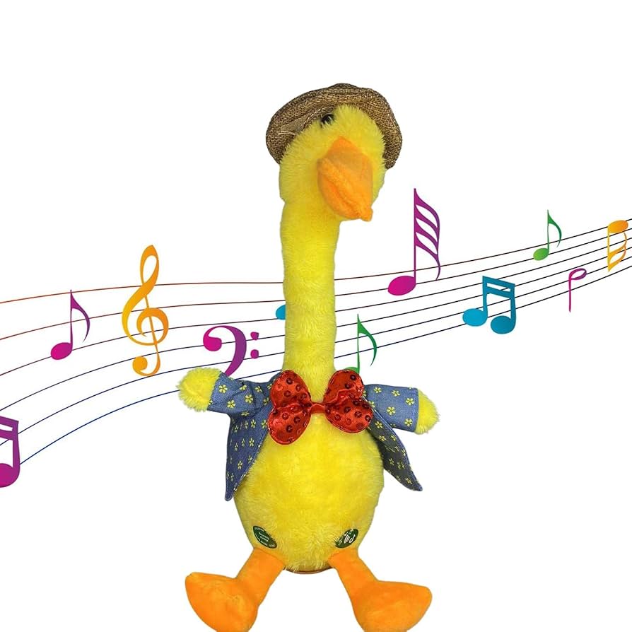 Amazon.co.jp: 話す踊るぬいぐるみ-120曲のアヒルのおもちゃを