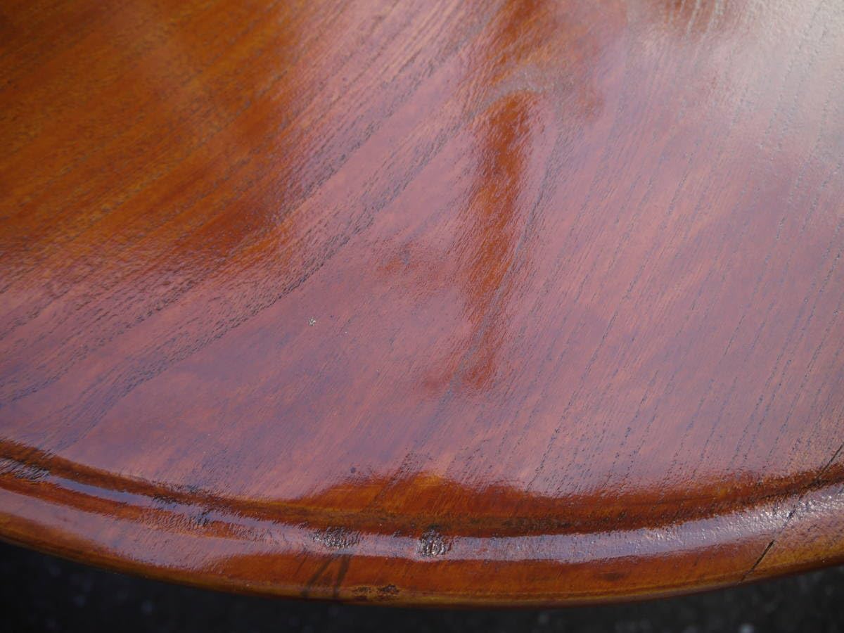 Amazon.co.jp: TS30421昭和レトロ けやき 丸テーブル ちゃぶ台