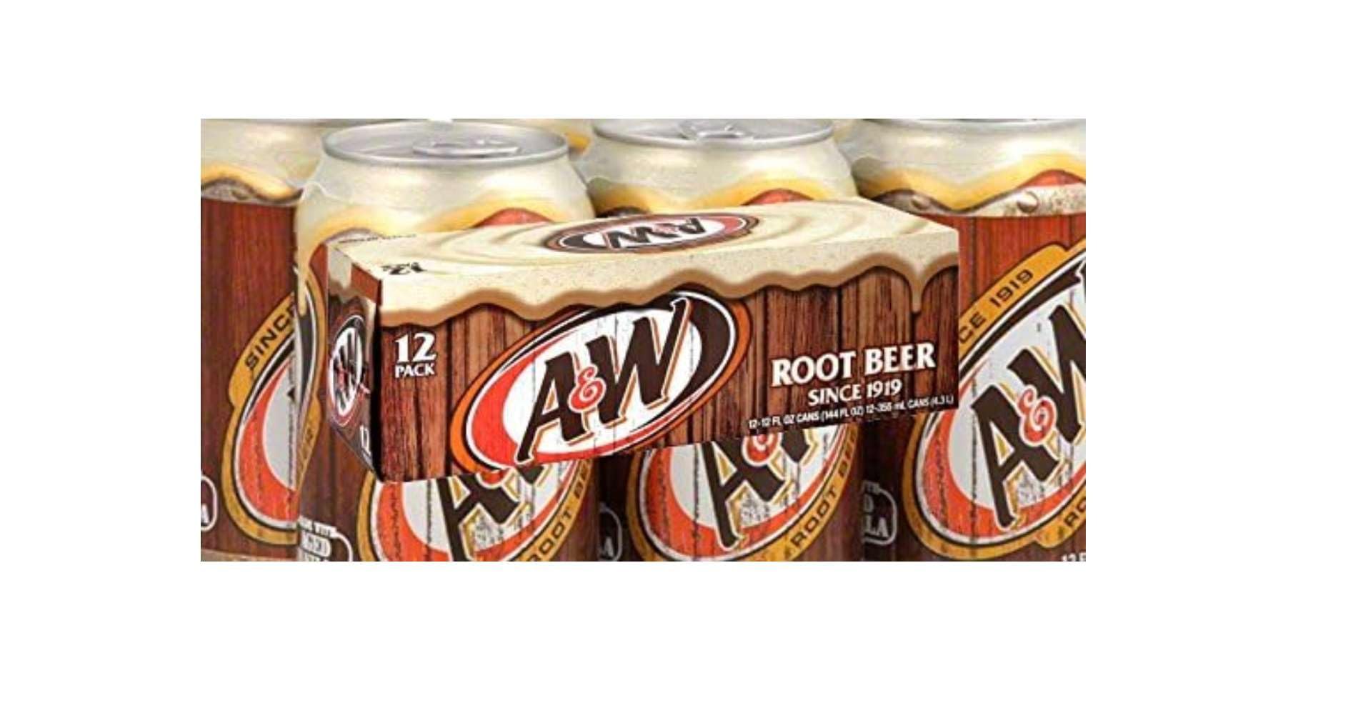 A & W – Root Beer/Soft Drink 12 X 355ml