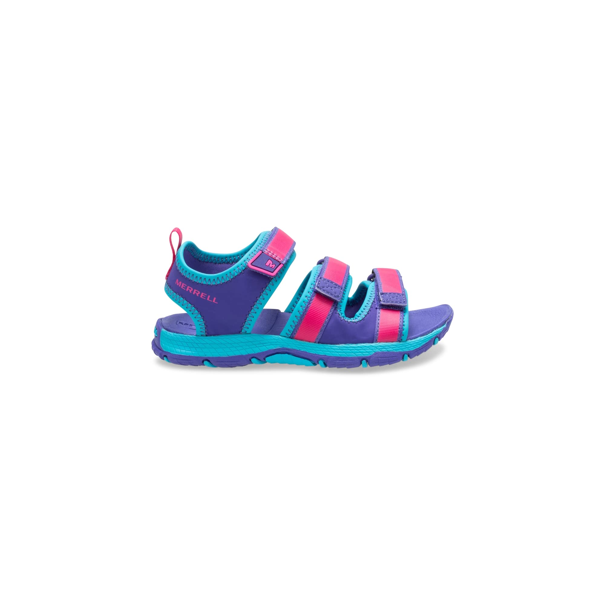 Merrell Hydro Creek, Sandalia Con Pulsera Mujer, Multicolor Purple Multi, 37 EU