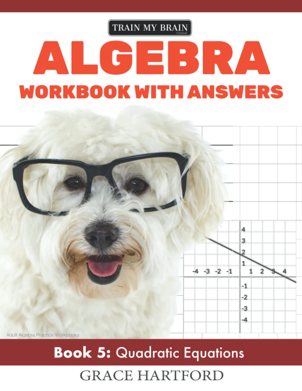 Algebra Workbook With Answers: Book 5 – Quadratic Equations (Adult Algebra Practice Workbooks)