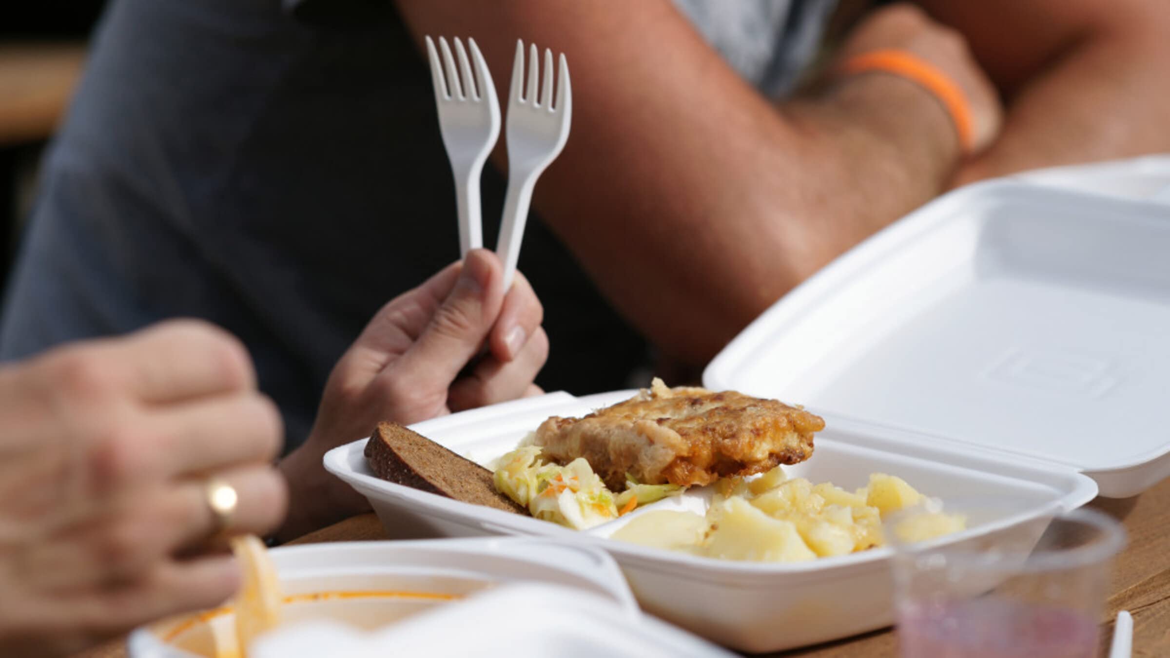 100 Coltelli Monouso CPLA 17 Cm | Biodegradabili E Compostabili | Colore Nero