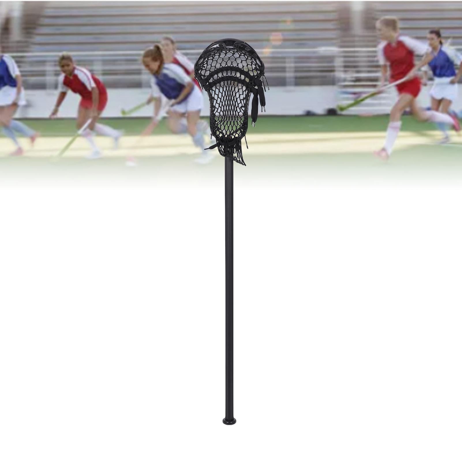 30 Zoll Lacrosse Schläger, Herren Lacrosse Schläger aus Flugzeugaluminium mit Netztasche und rutschfestem Griff für Spiel und Training